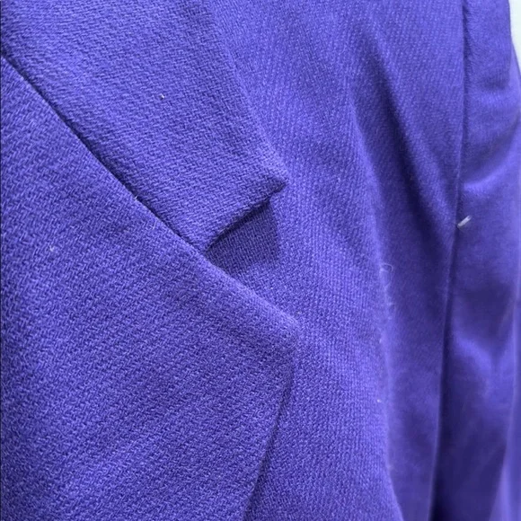 Sag Harbor Purple Wool Blazer - Picture 6 of 7
